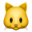 faccina gatto Emoji (Apple)