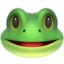 Frog Face Emoji (Apple)