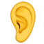 Ear Emoji (Apple)