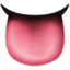 Zunge Emoji (Apple)