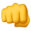 lovitură de pumn Emoji (Apple)