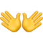 Open Hands Emoji (Apple)