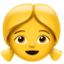 bambina Emoji (Apple)