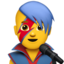 zanger Emoji (Apple)