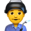 Fabrikarbeiter Emoji (Apple)