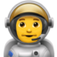 i-astronaut yesilisa Emoji (Apple)