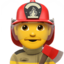 Man Firefighter Emoji (Apple)