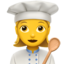 Woman Cook Emoji (Apple)