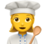 ayol oshpaz Emoji (Apple)