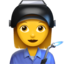 pracownica fabryki Emoji (Apple)