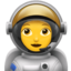 astronaută Emoji (Apple)