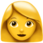 Woman Emoji (Apple)