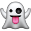 spöke Emoji (Apple)