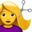 Person Getting Haircut Emoji (Apple)
