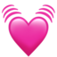 cuore che batte Emoji (Apple)