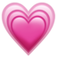 groeiend hart Emoji (Apple)