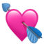 Heart With Arrow Emoji (Apple)