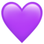 Purple Heart Emoji (Apple)