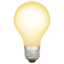 Light Bulb Emoji (Apple)