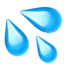 Sweat Droplets Emoji (Apple)
