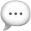 Speech Balloon Emoji (Apple)