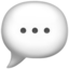 szövegbuborék Emoji (Apple)