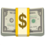 Dollar Banknote Emoji (Apple)