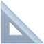 Triangular Ruler Emoji (Apple)