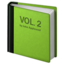 libro verde Emoji (Apple)