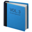 blauw boek Emoji (Apple)