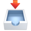 Inbox Tray Emoji (Apple)