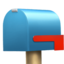 boîte aux lettres fermée drapeau baissé Emoji (Apple)