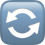 Counterclockwise Arrows Button Emoji (Apple)