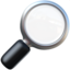 Magnifying Glass Tilted Right Emoji (Apple)