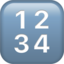 Input Numbers Emoji (Apple)