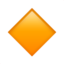 Small Orange Diamond Emoji (Apple)