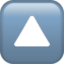 petit triangle haut Emoji (Apple)