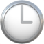 Three O’Clock Emoji (Apple)