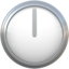 Twelve O’Clock Emoji (Apple)