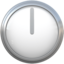 Twelve O’Clock Emoji (Apple)