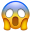 Face Screaming In Fear Emoji (Apple)