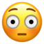 yuzi qizargan Emoji (Apple)