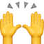 Raising Hands Emoji (Apple)