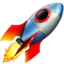 raketa Emoji (Apple)