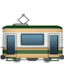 Tram Car Emoji (Apple)