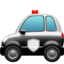 policijos automobilis Emoji (Apple)