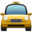 taxi in arrivo Emoji (Apple)