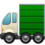 Articulated Lorry Emoji (Apple)