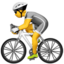 Person Biking Emoji (Apple)