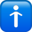 symbole Toilettes hommes Emoji (Apple)